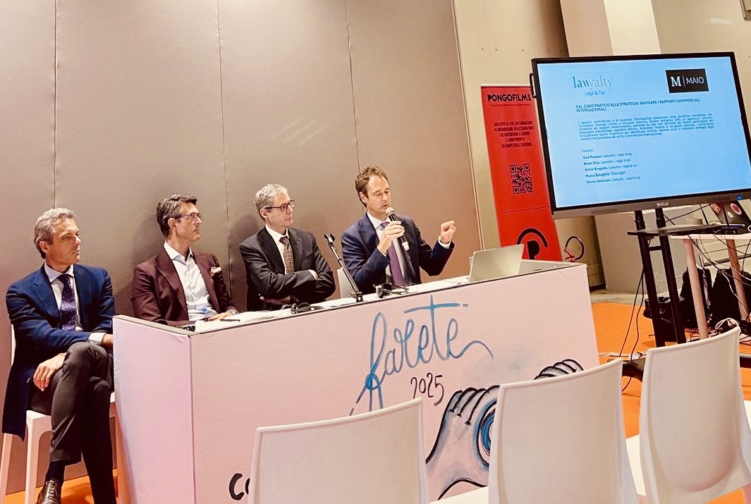 Farete 2025 – Workshop Lawyalty 3 settembre 2025 (Navigare i rapporti commerciali internazionali)